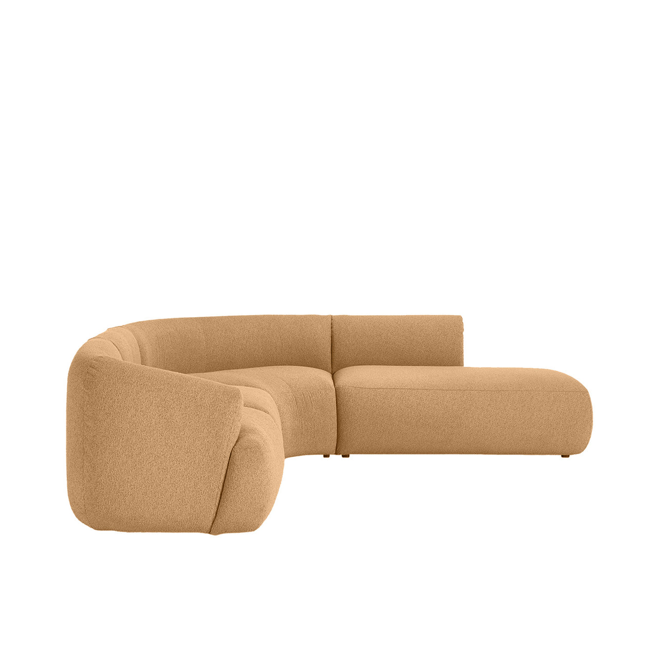 ZenLiving 5 Seater Sofa Boucle Tan