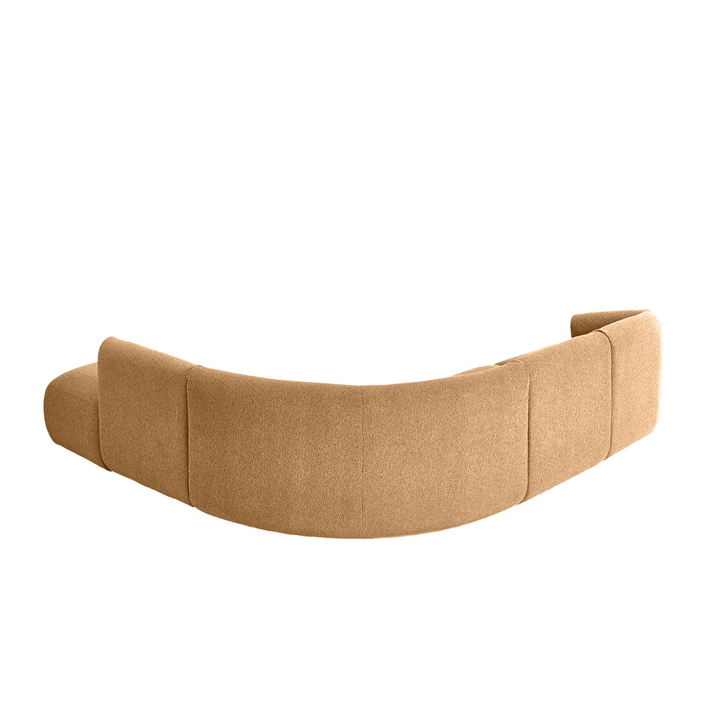 ZenLiving 5 Seater Sofa Boucle Tan