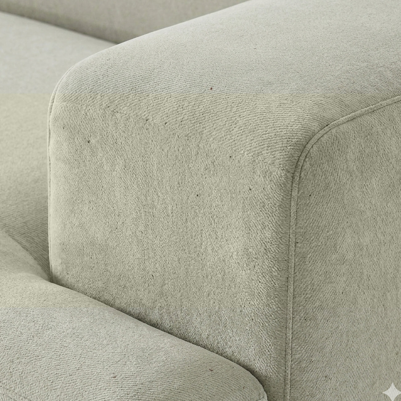 Sophisticated Comfort 2 Seater Sofa Creme