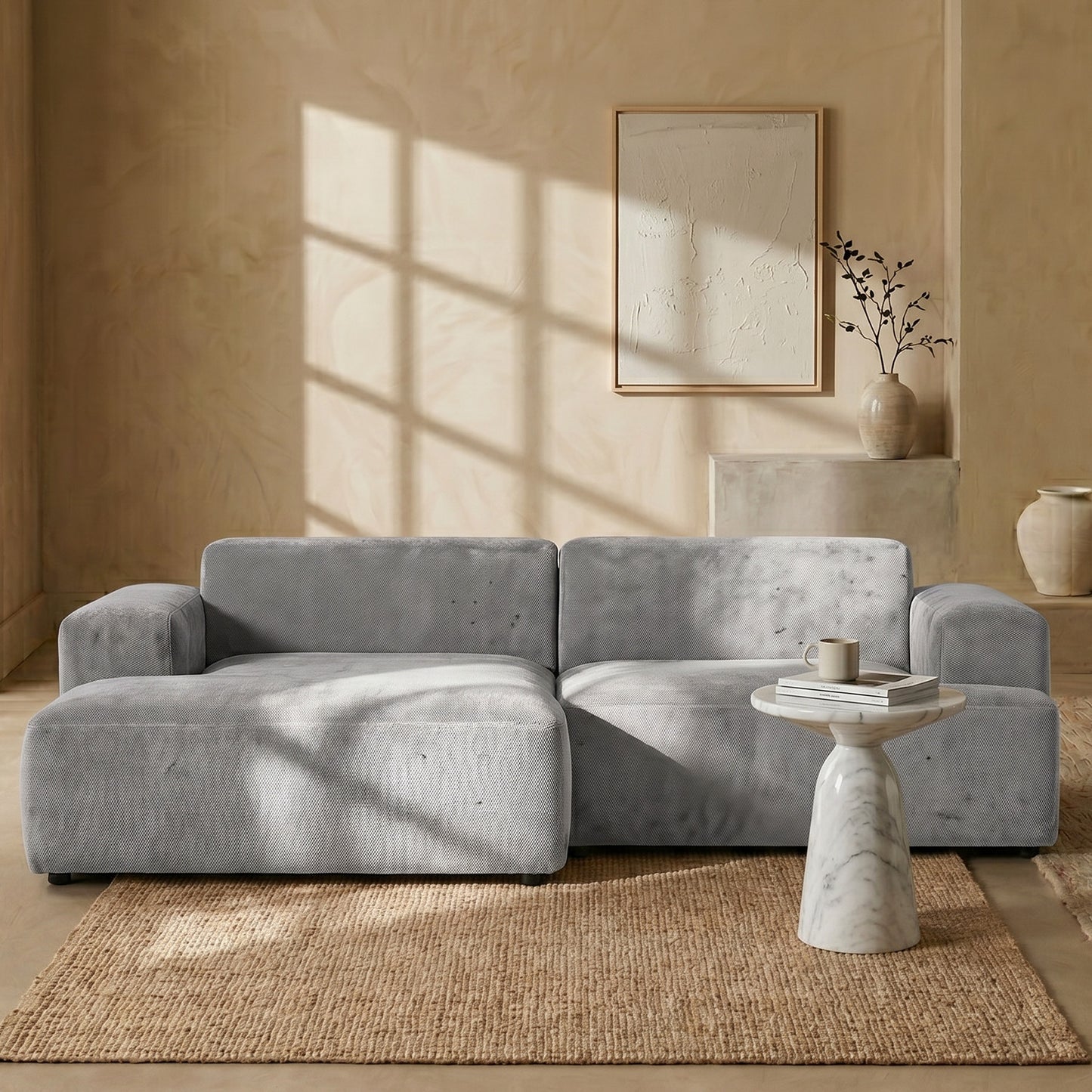 Sophisticated Comfort 2 Seater Sofa Dark Grey