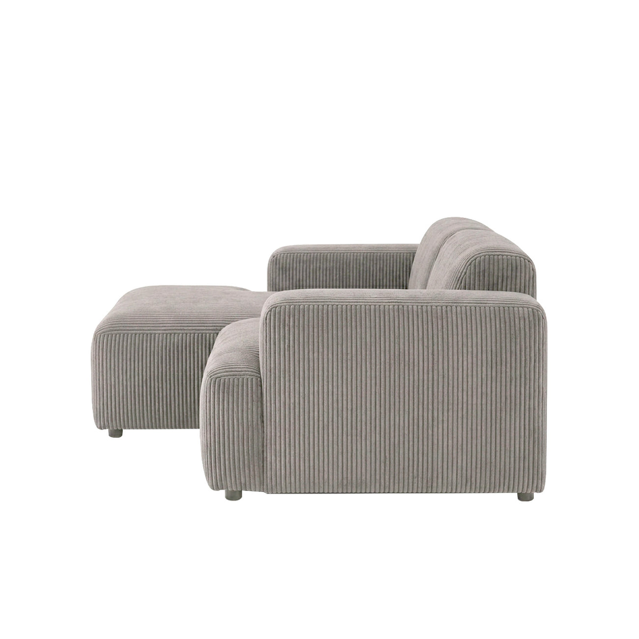 Sophisticated Comfort Corduroy 2 Seater Sofa Grey