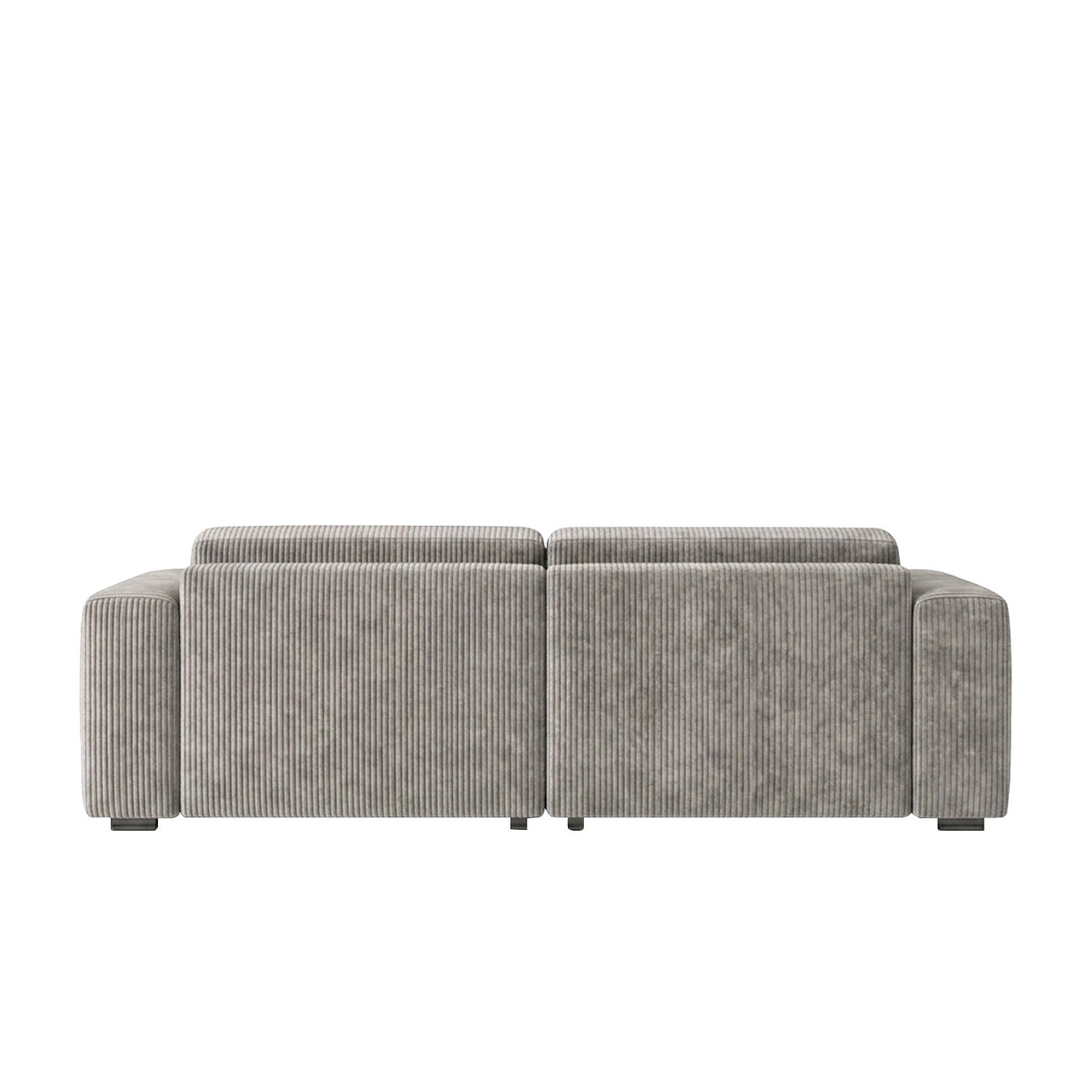 Sophisticated Comfort Corduroy 2 Seater Sofa Grey