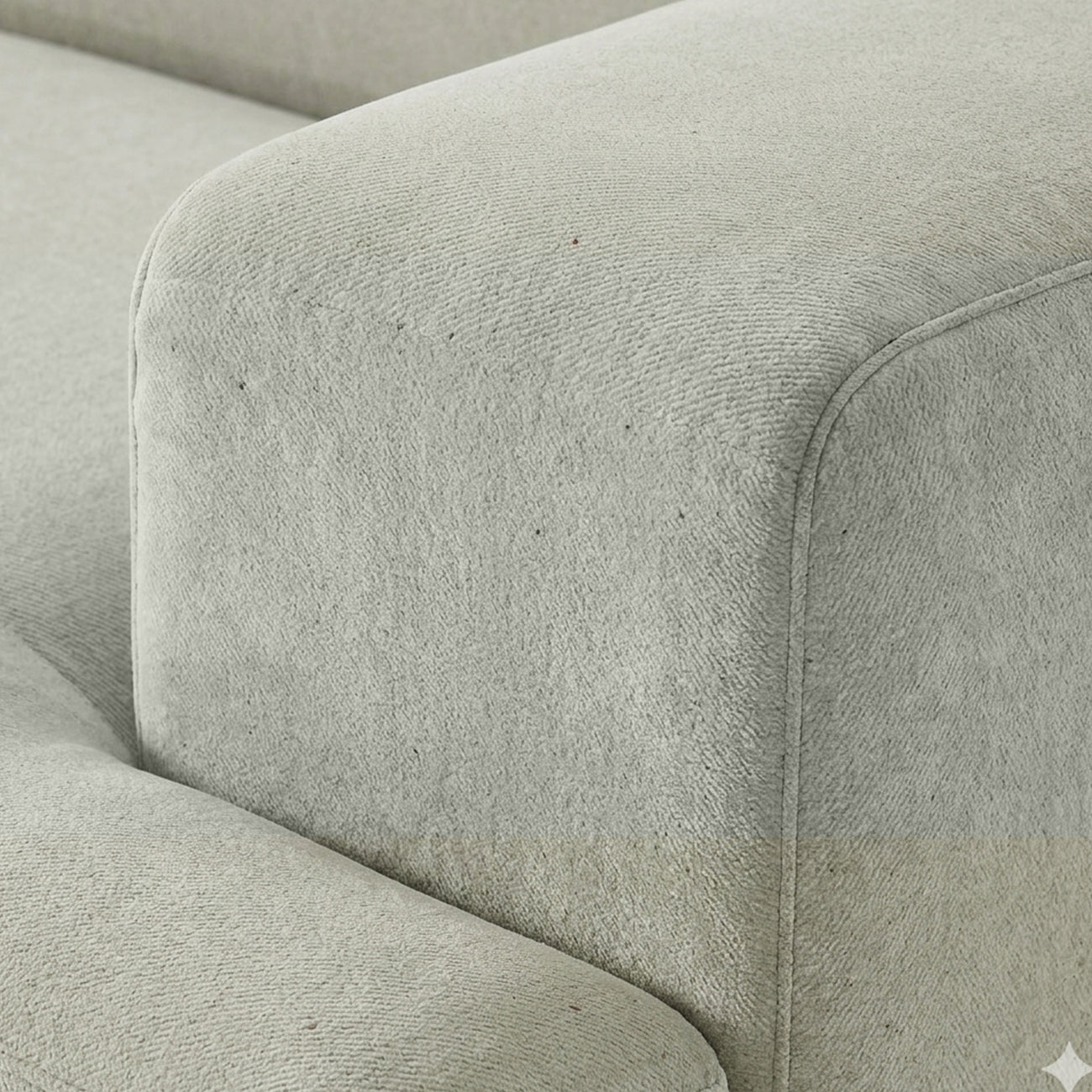 Sophisticated Comfort 2 Seater Sofa Light Grey