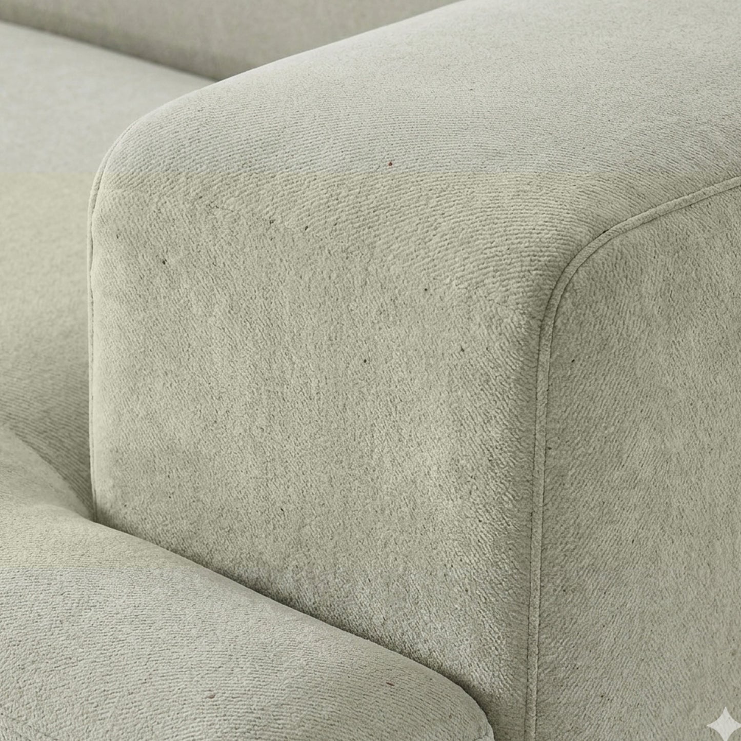 Sophisticated Comfort 2 Seater Sofa Creme