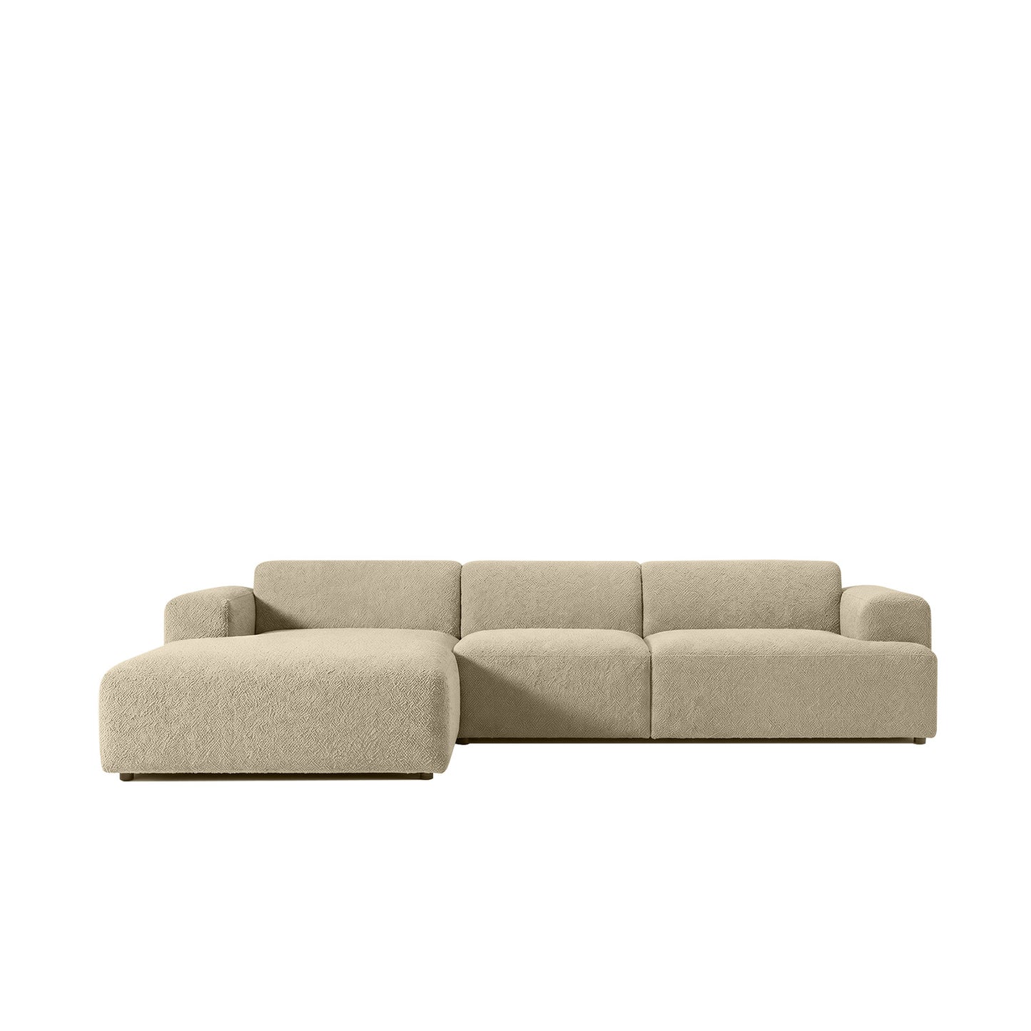 Sophisticated Comfort 3 Seater L Shaped Sofa Warm Taupe founder’s pick