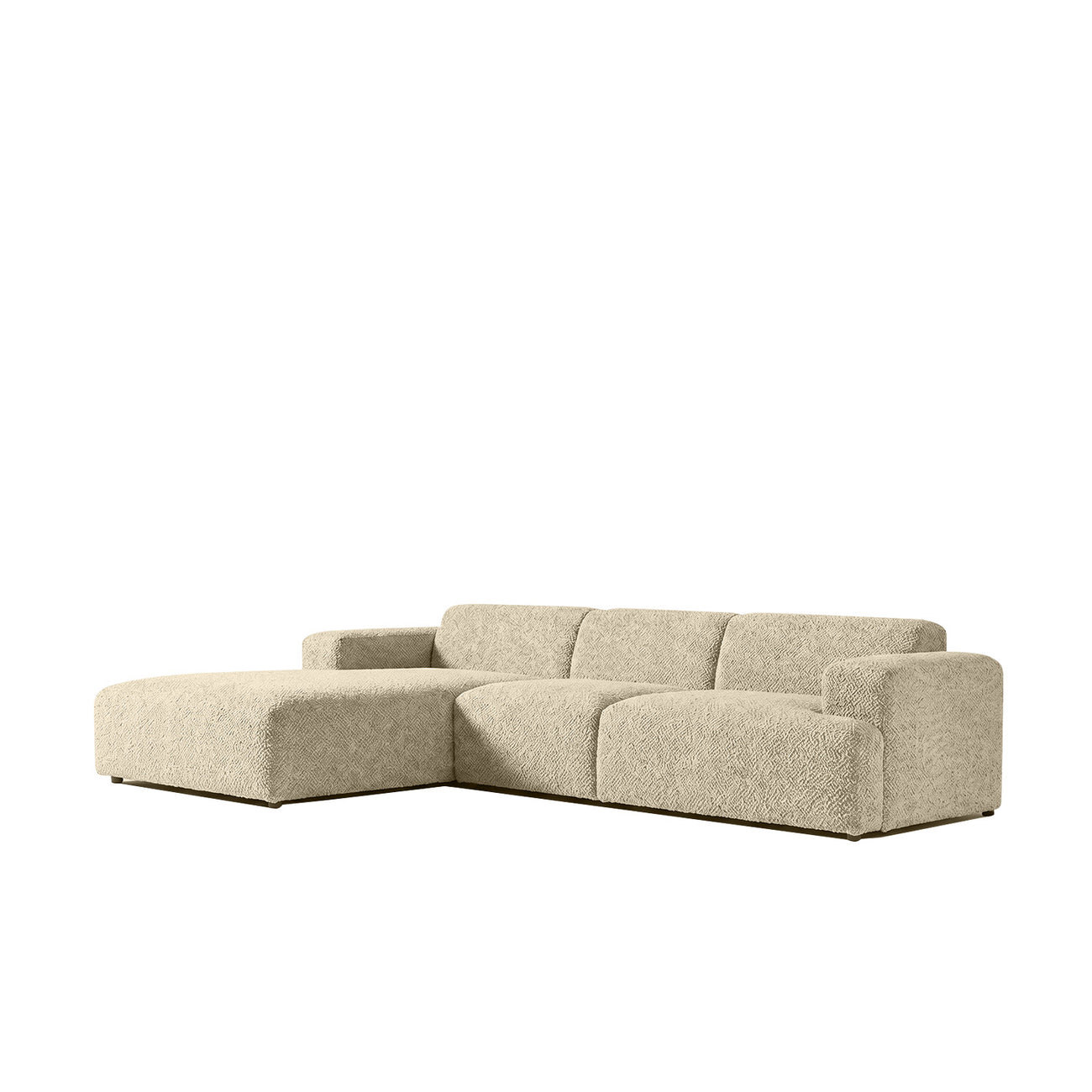 Sophisticated Comfort 3 Seater L Shaped Sofa Warm Taupe founder’s pick