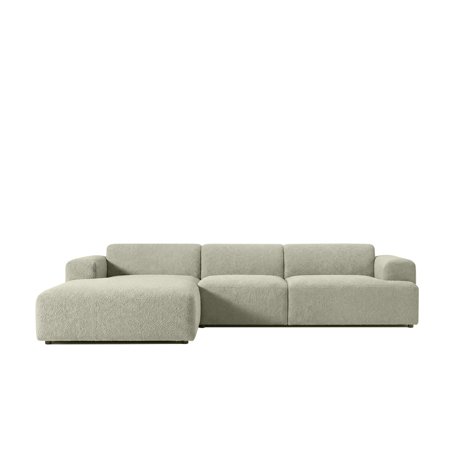Sophisticated Comfort 3 Seater L Shaped Sofa Creme
