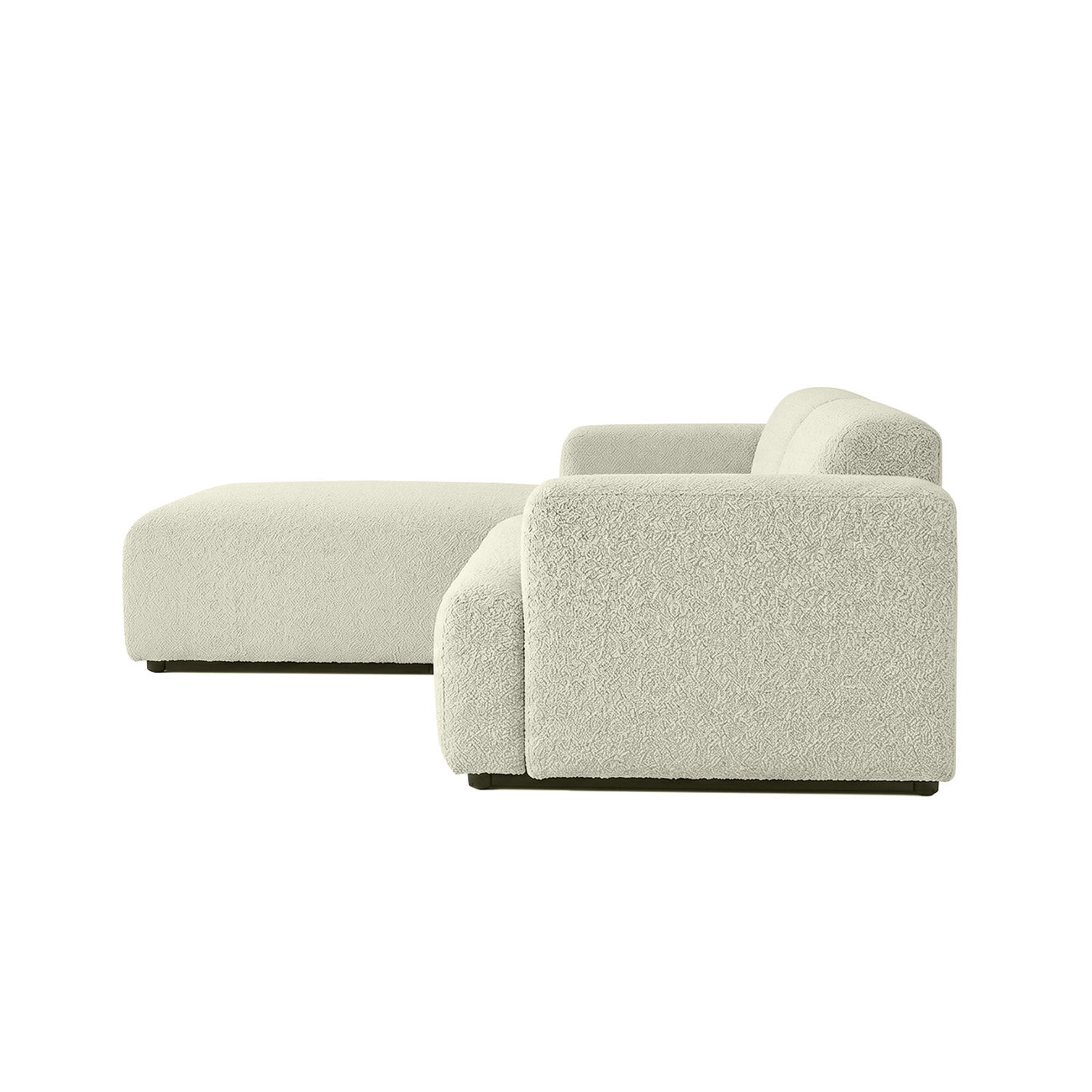 Sophisticated Comfort 3 Seater L Shaped Sofa Creme
