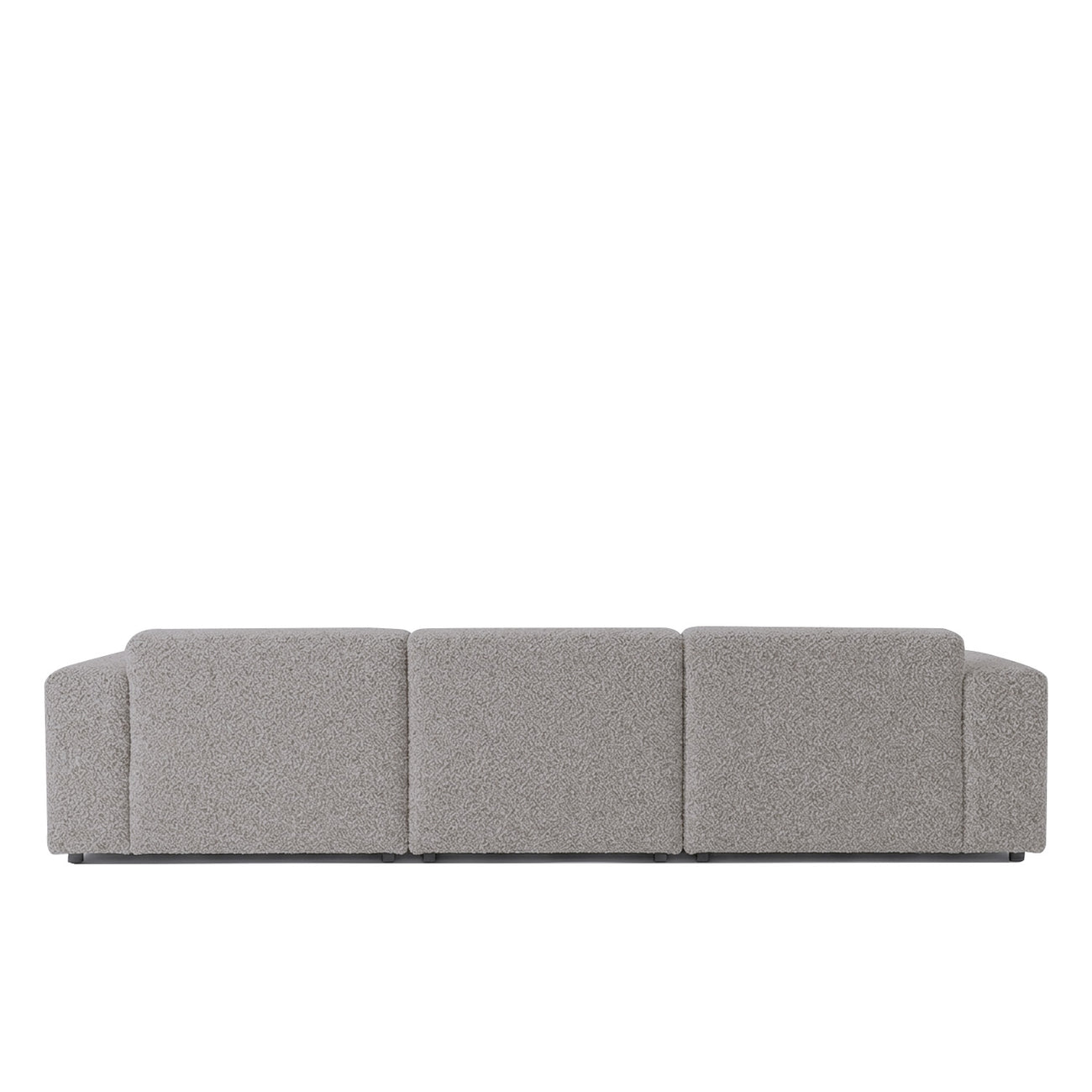 Sophisticated Comfort 3 Seater L Shaped Sofa Dark Grey