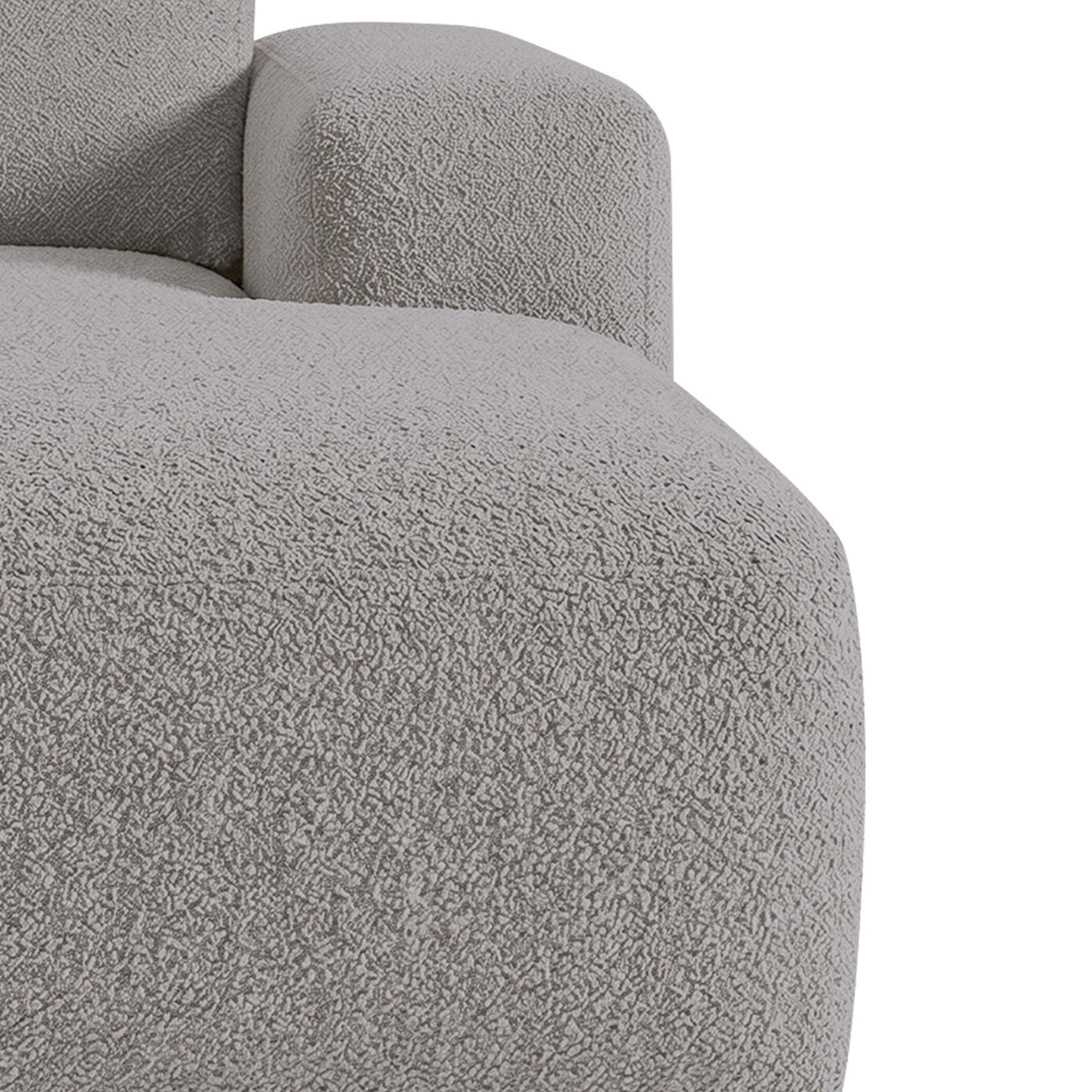 Sophisticated Comfort 3 Seater L Shaped Sofa Dark Grey
