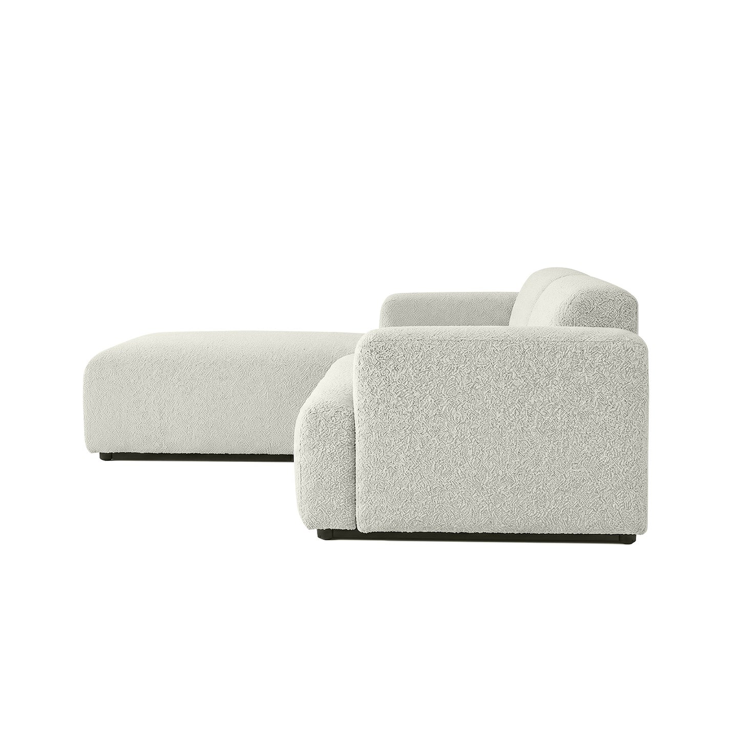 Sophisticated Comfort 3 Seater L Shaped Sofa Grey