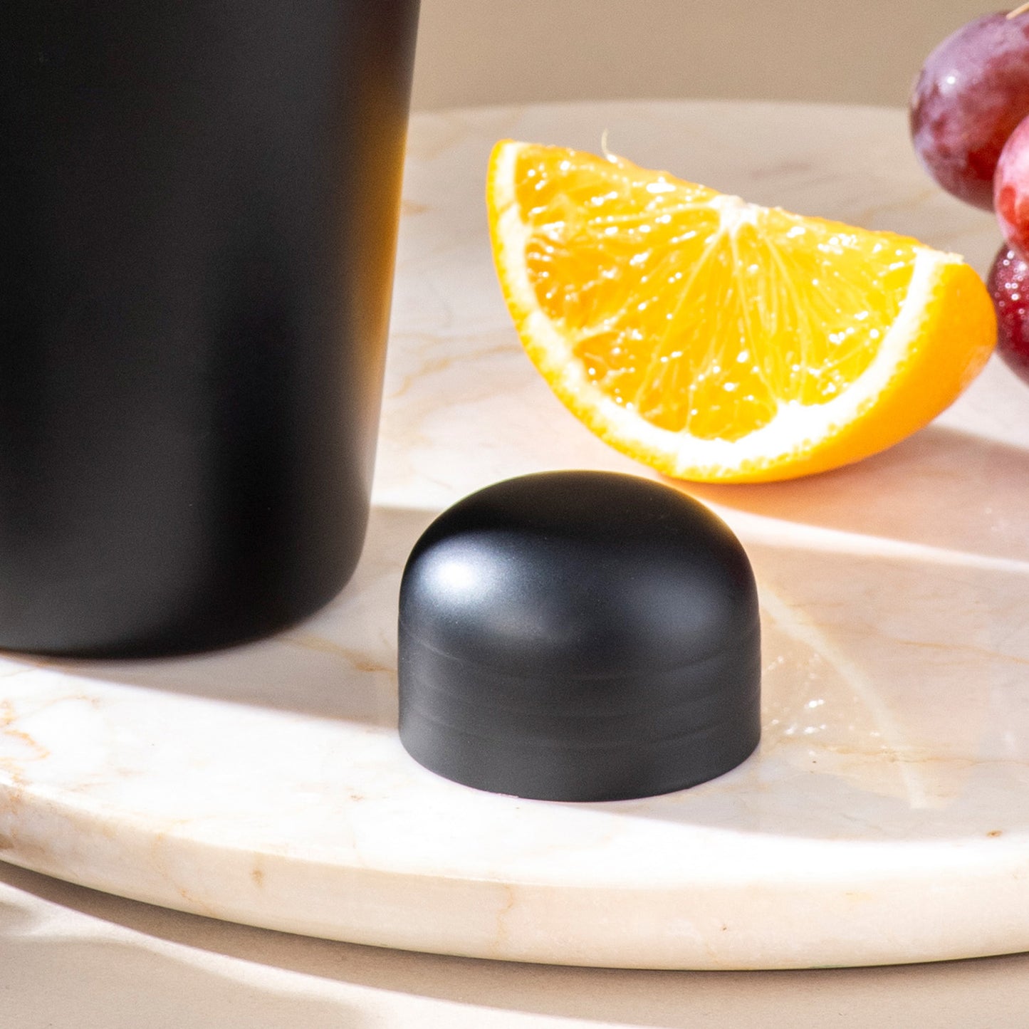 The Premium Cocktail Shaker Matte Black Stainless Steel
