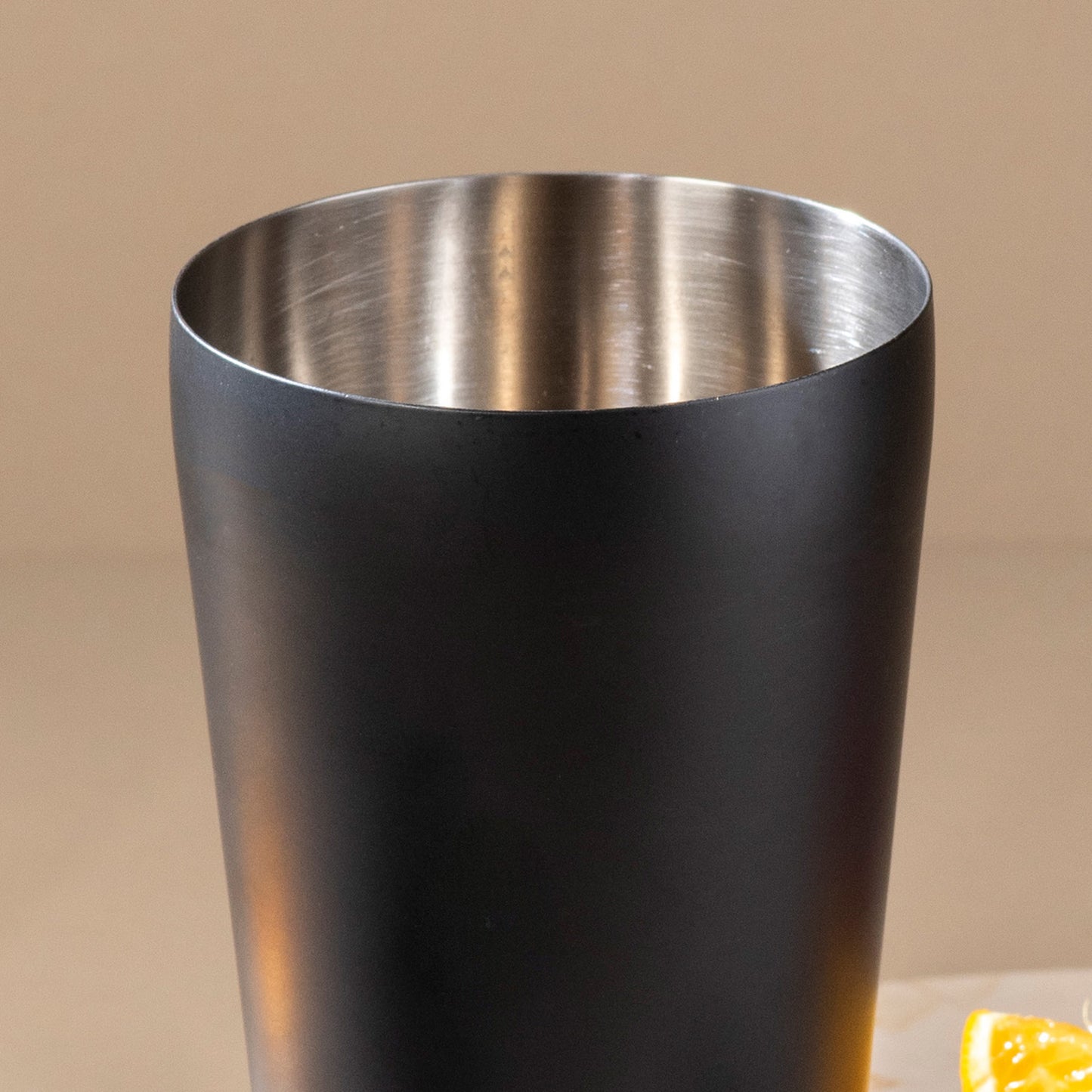The Premium Cocktail Shaker Matte Black Stainless Steel