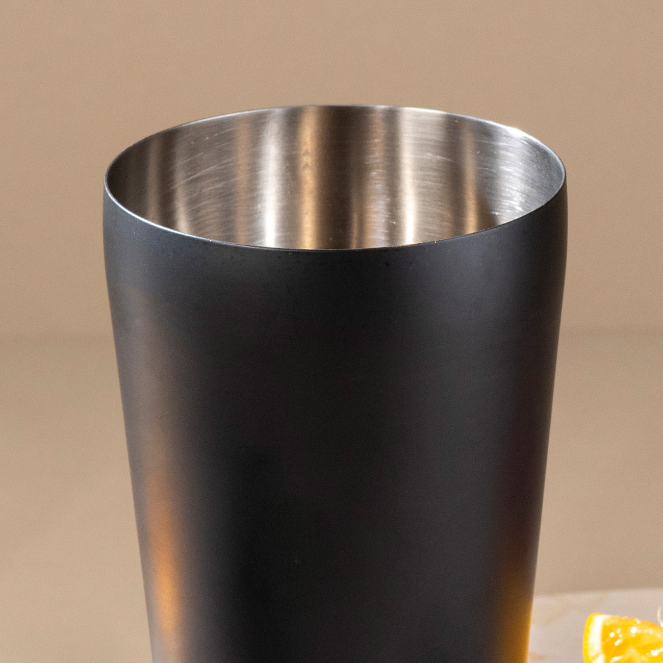 The Premium Cocktail Shaker Matte Black Stainless Steel