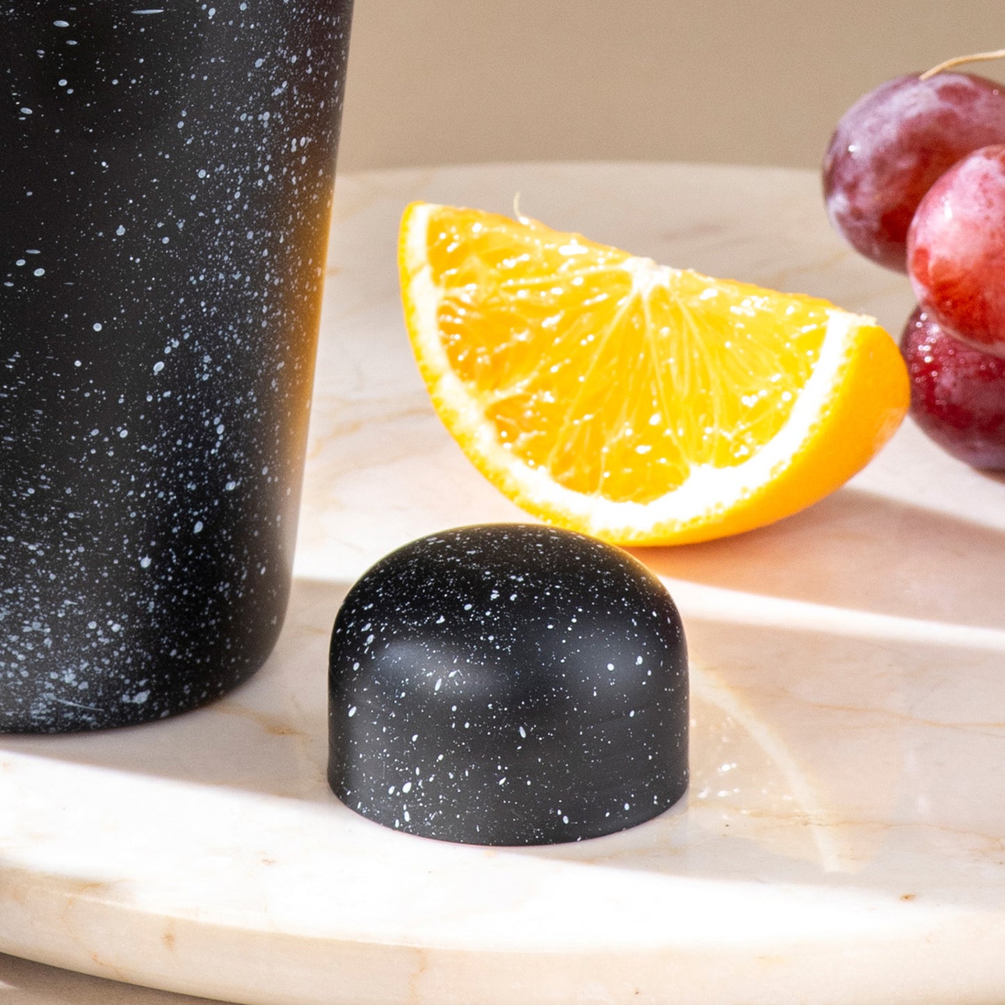 The Unbeatable Premium Cocktail Shaker Matte Black Speckled