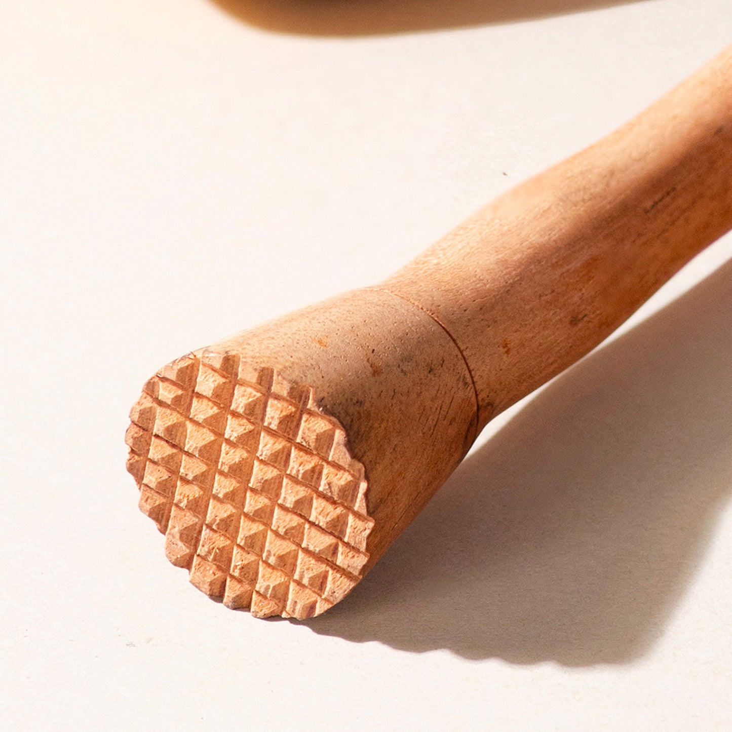 The Elegant Wooden Muddler Brown