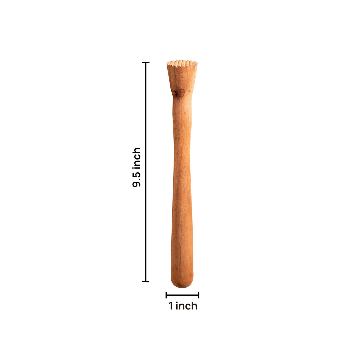 The Elegant Wooden Muddler Brown