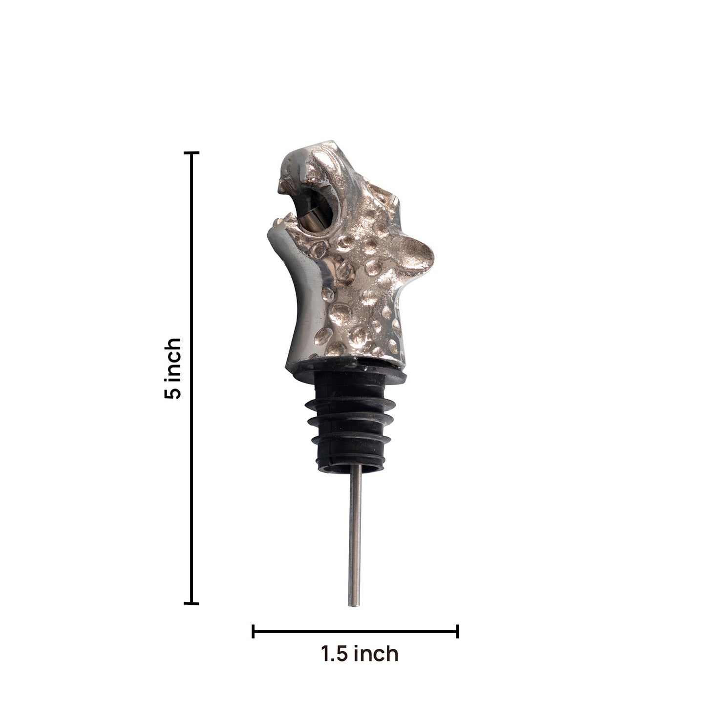 The Tiger Drink Pourer Glossy Silver