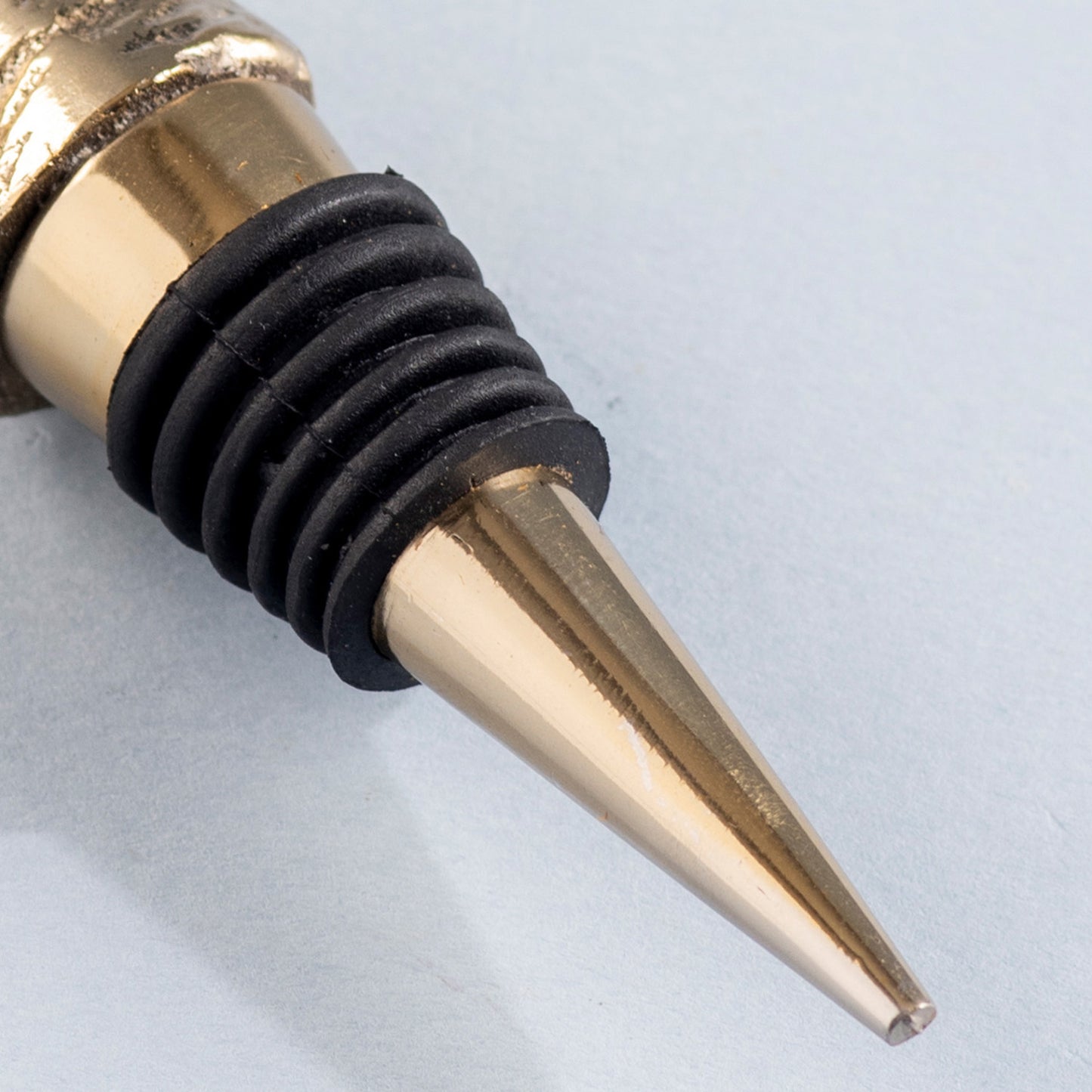 The Horse Bottle Stoper Glossy Gold
