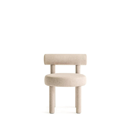 Accent Dining Chair Beige Bauhaus