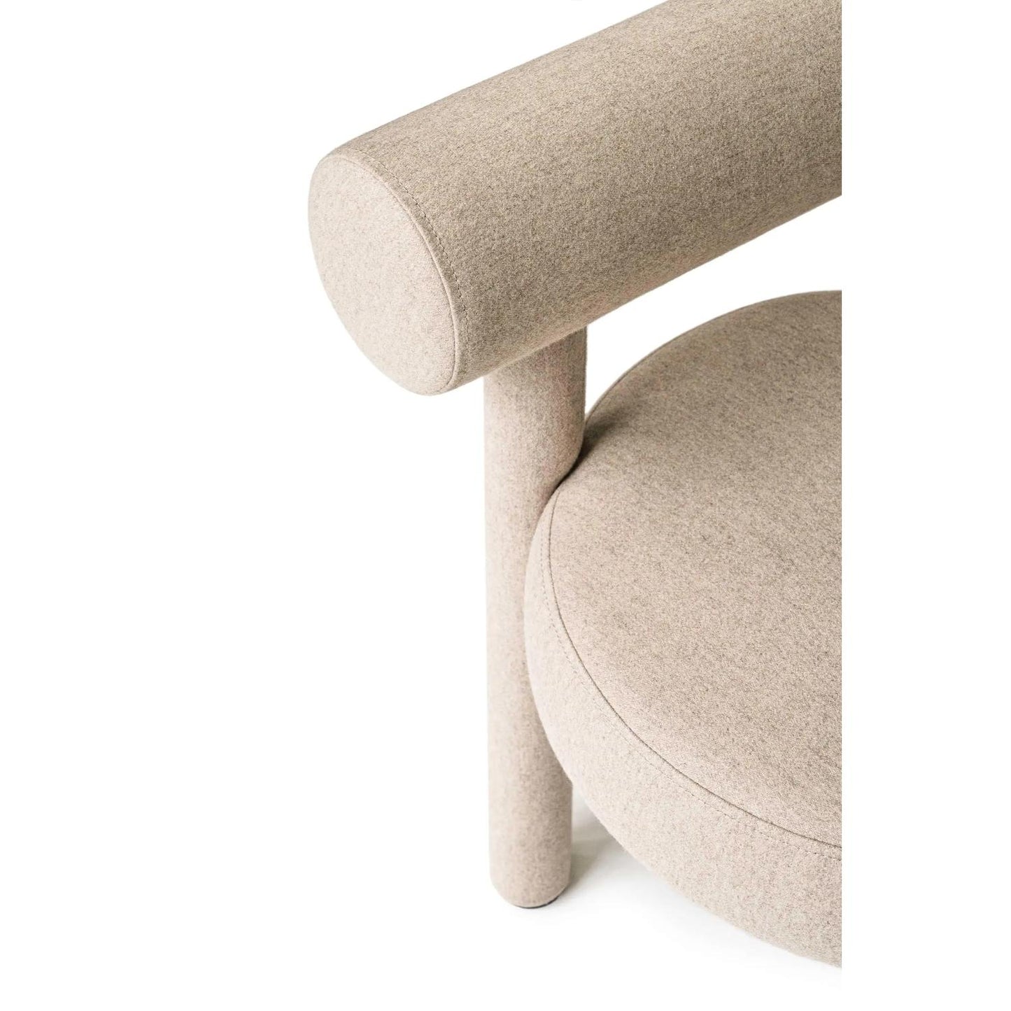 Accent Dining Chair Beige Bauhaus
