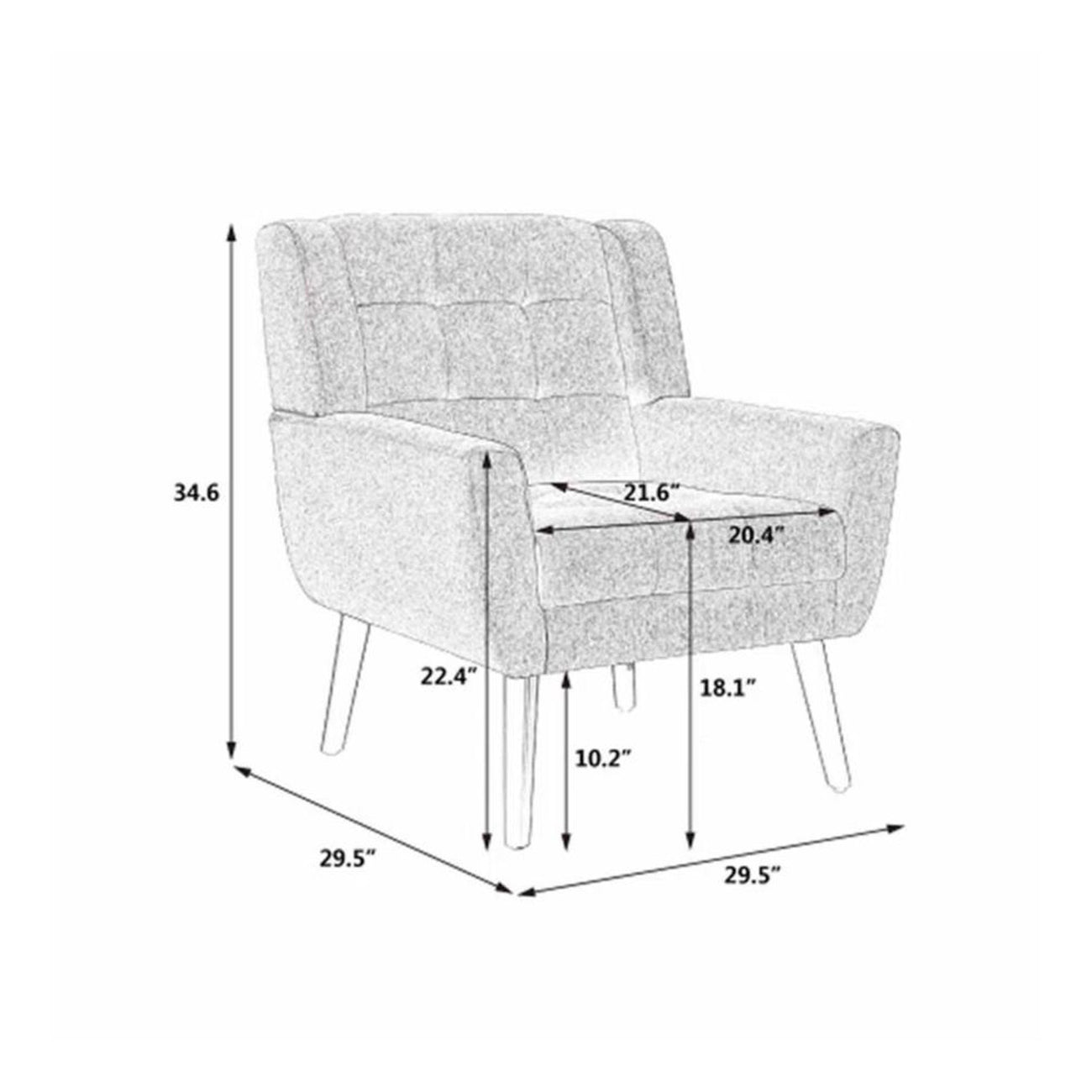 Luxurious Accent Chairs With Ottoman Footrest Purple