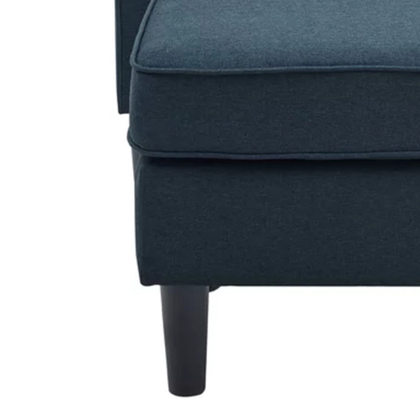 Luxurious Accent Chairs With Ottoman Footrest Dark Grey