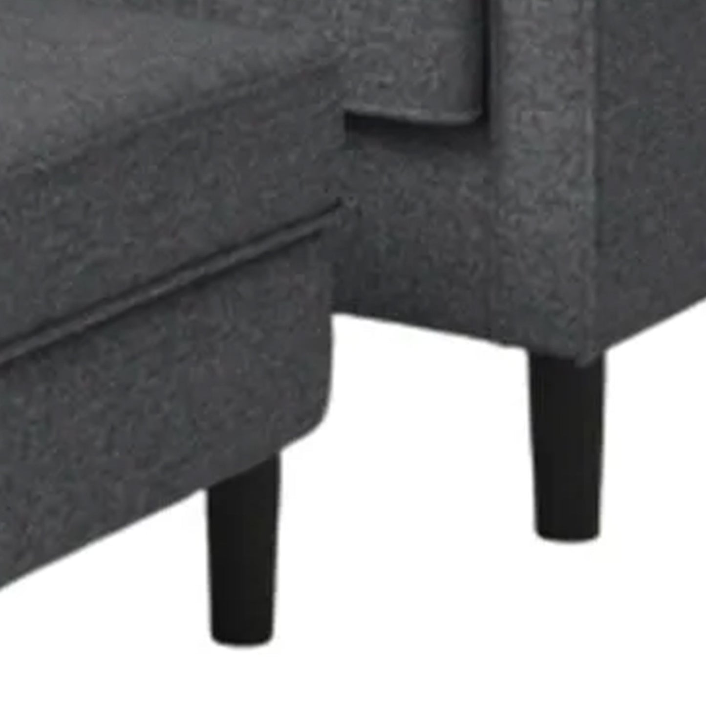 Luxurious Accent Chairs With Ottoman Footrest Grey