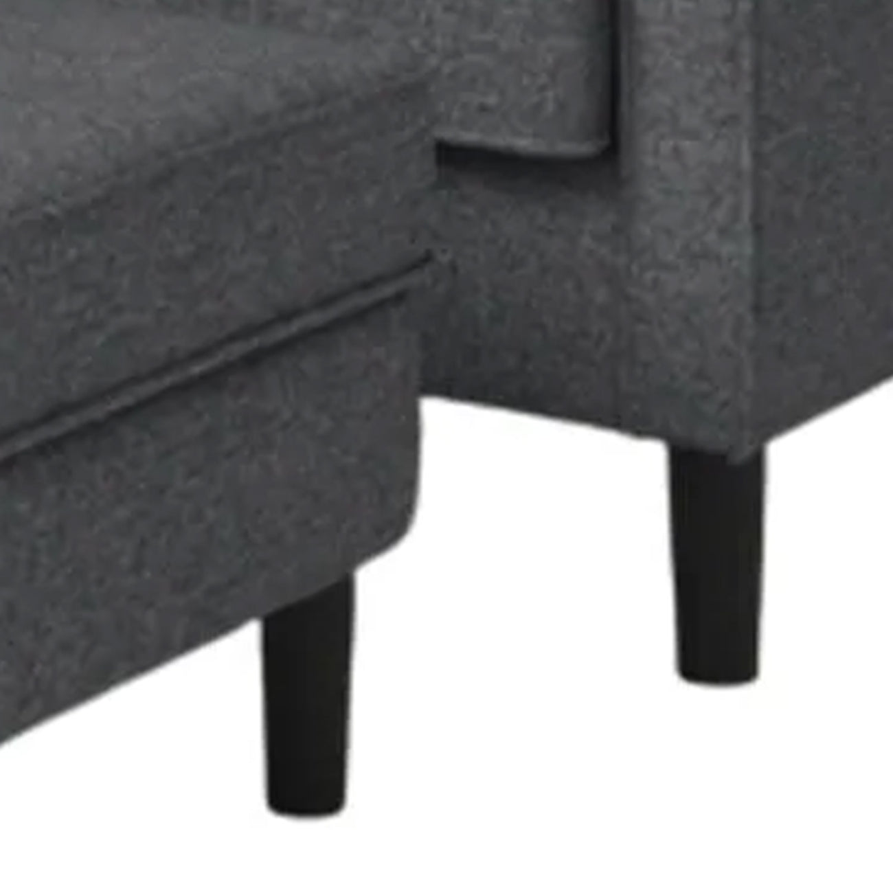 Luxurious Accent Chairs With Ottoman Footrest Grey