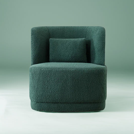 Sumptuous Boucle Accent Chair Green