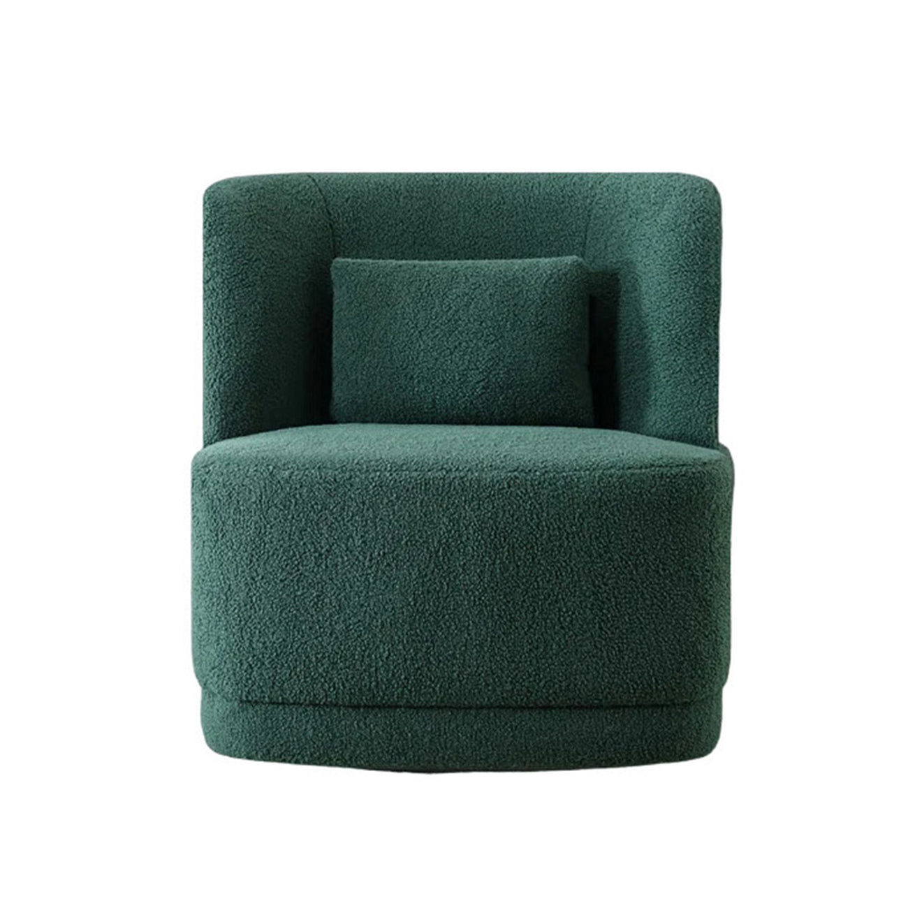 Sumptuous Boucle Accent Chair Green