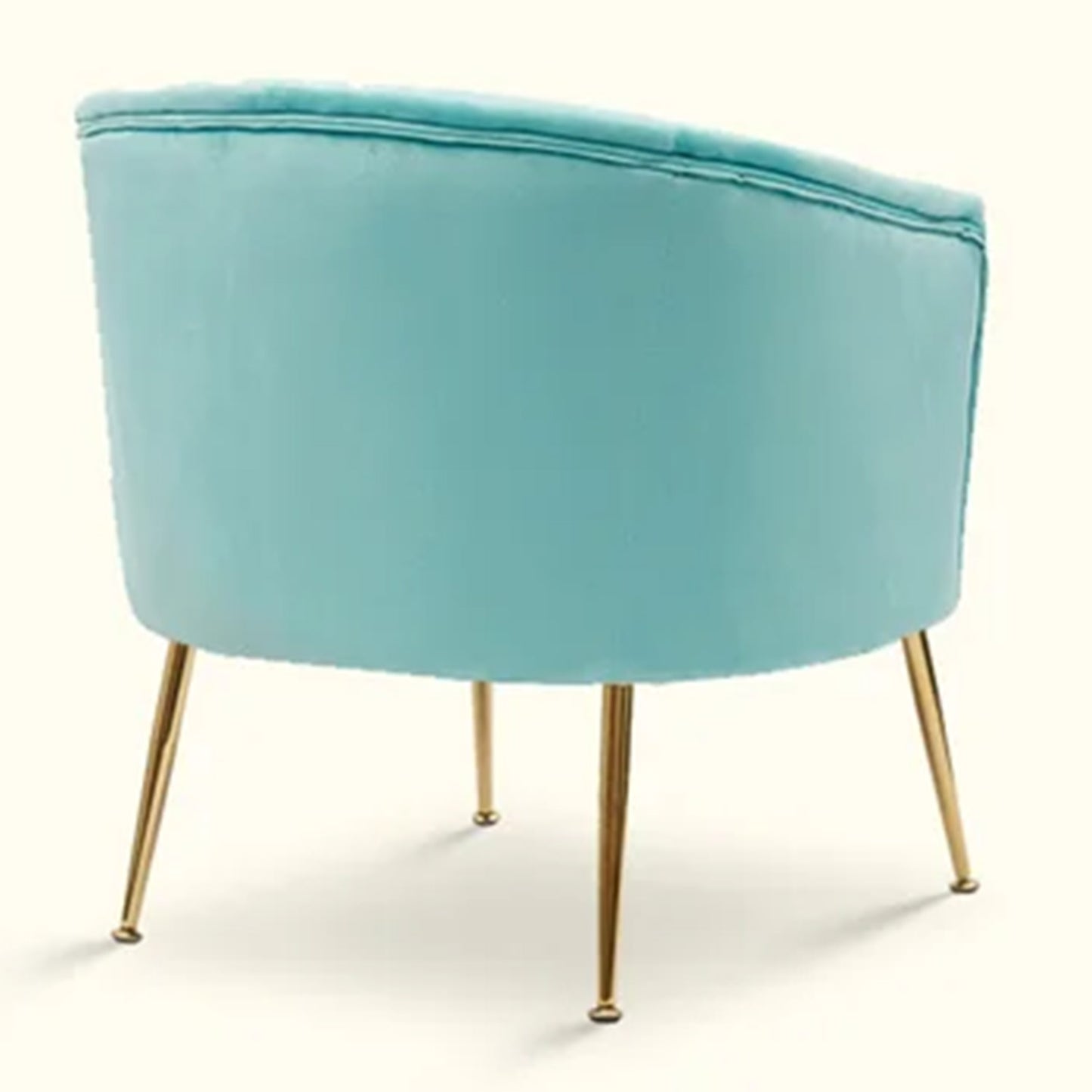 Royal Velvet Accent Chair Sky Blue