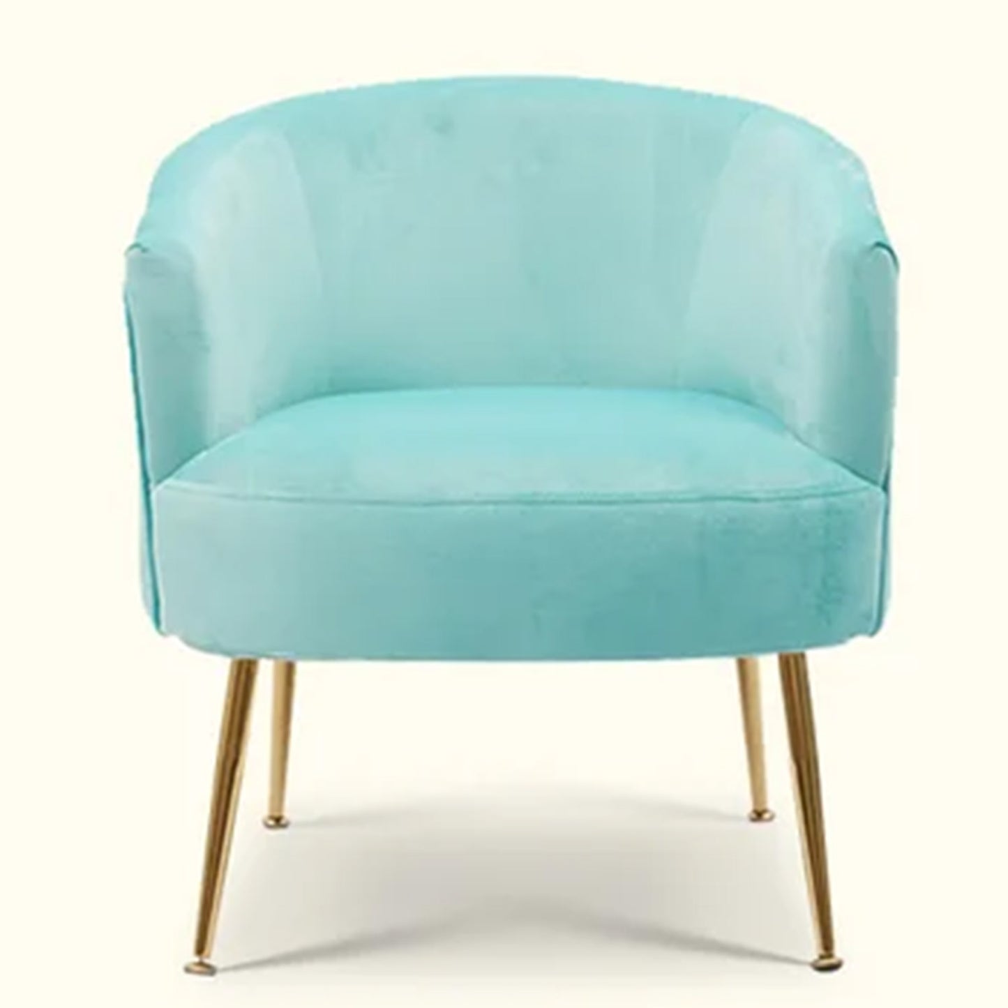 Royal Velvet Accent Chair Sky Blue