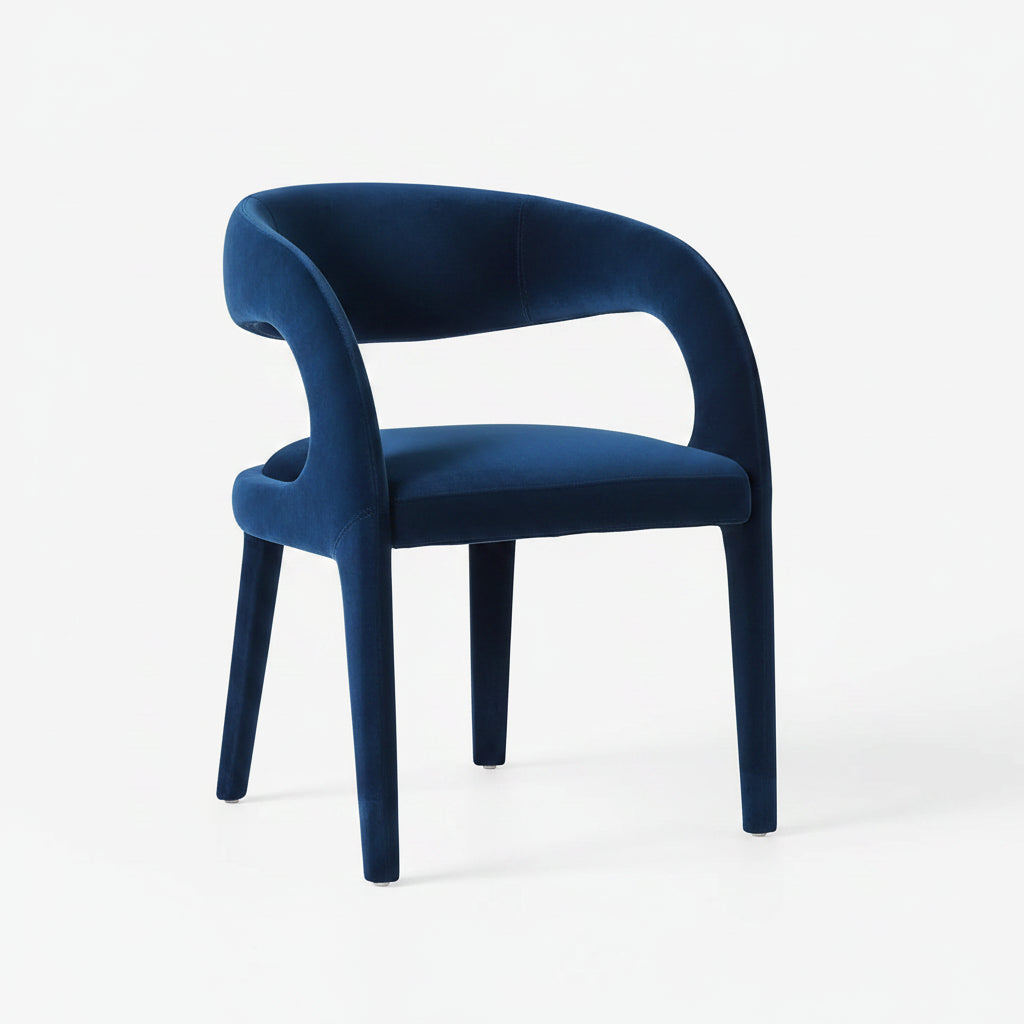 Velvet Hagen Estate Blue Dining Chair