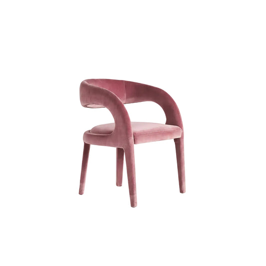 Velvet Hagen Dusty Pink Dining Chair