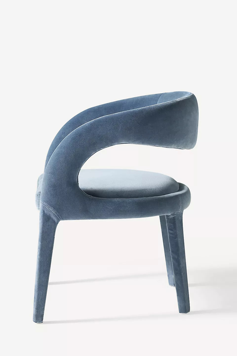 Velvet Hagen Steel Blue Dining Chair