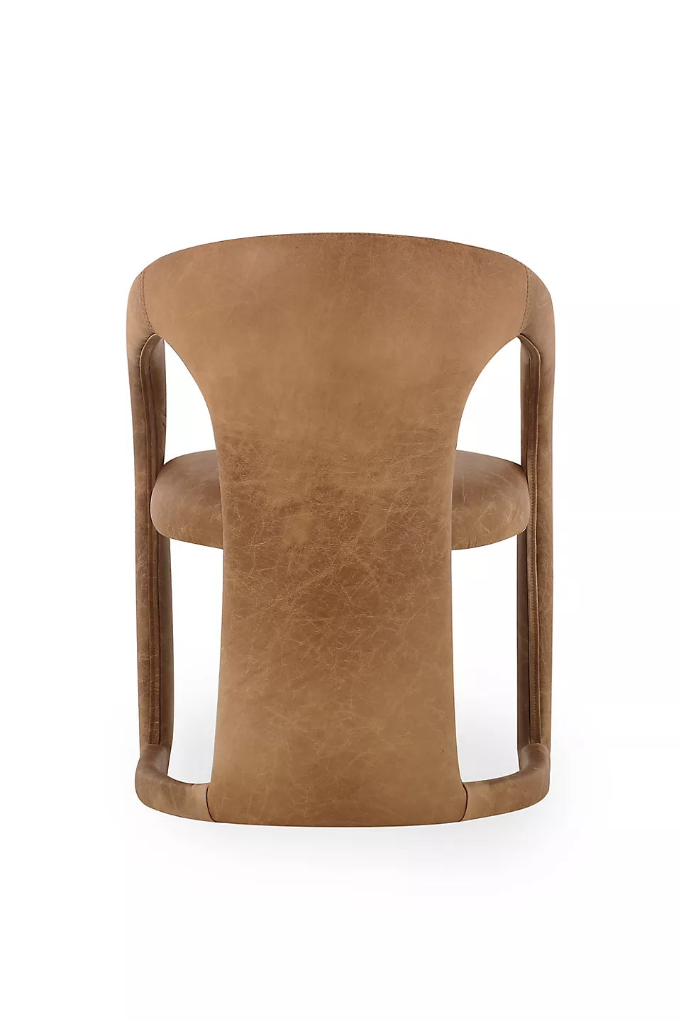 Archie Distressed Leather Dining Chair