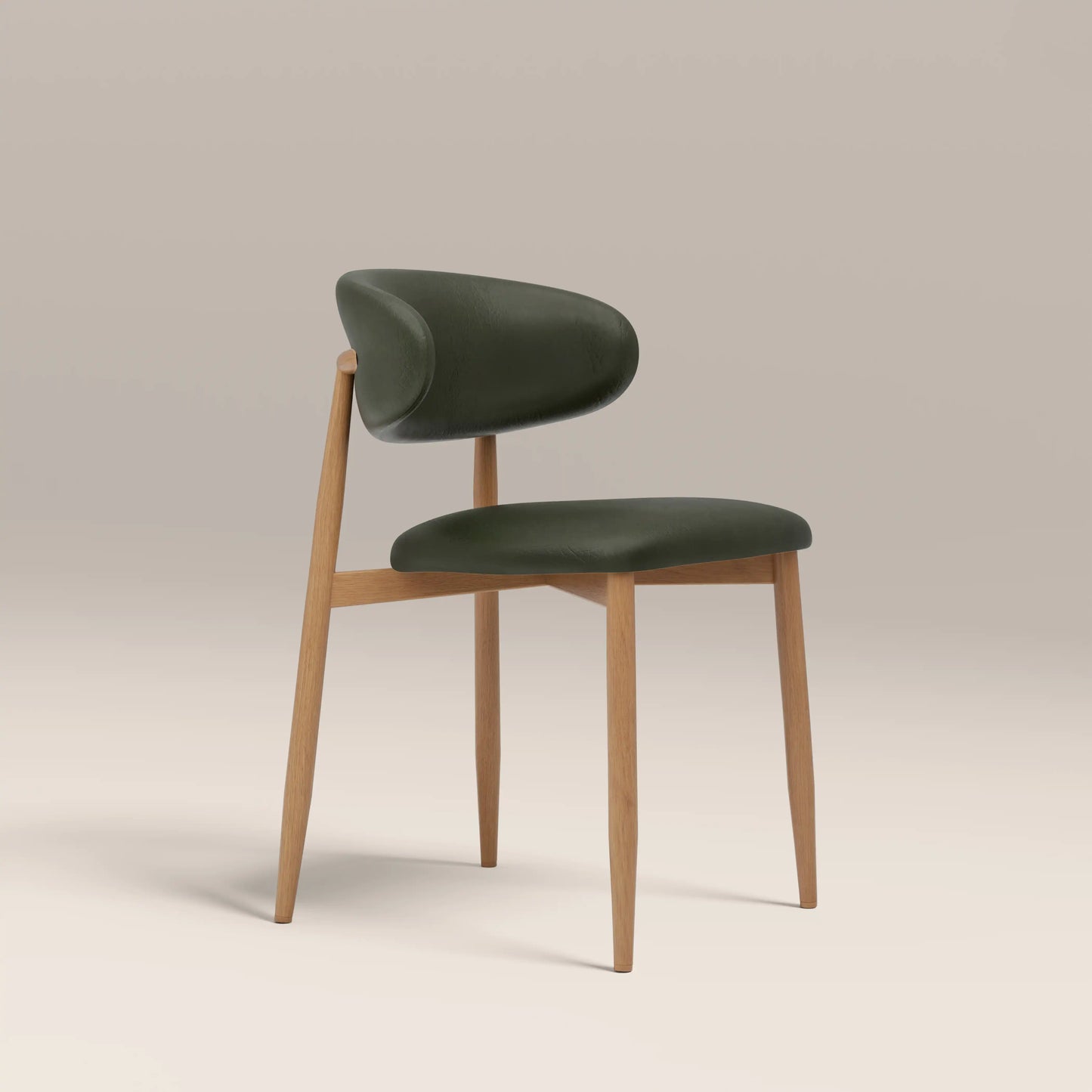 Halston Dining Chair Vintage Green & Oak