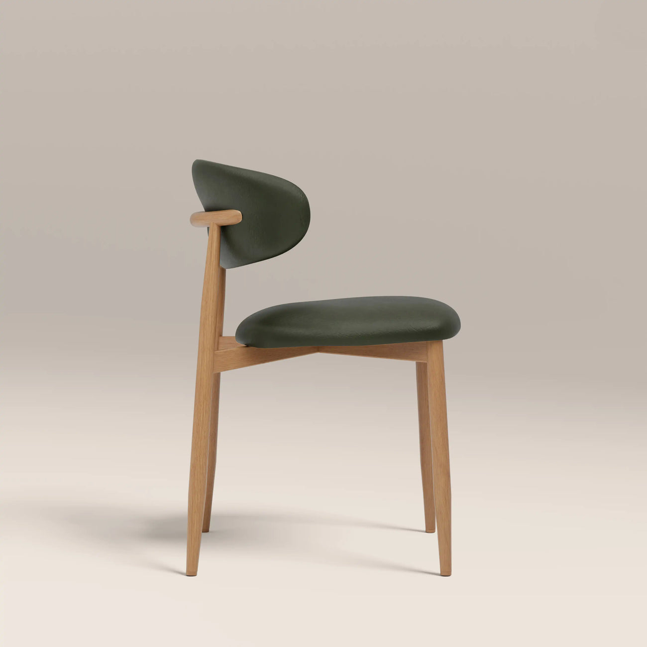 Halston Dining Chair Vintage Green & Oak