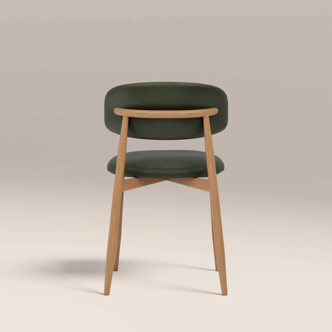 Halston Dining Chair Vintage Green & Oak