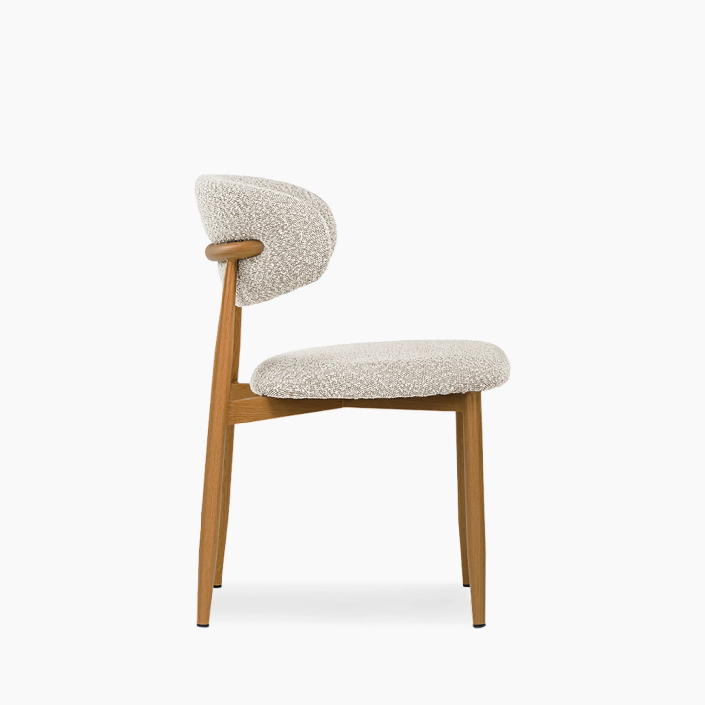 Halston Dining Chair Speckled Stone & Oak