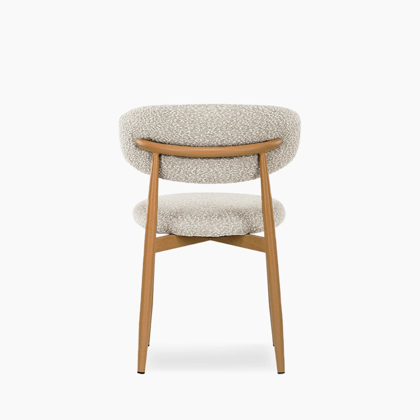 Halston Dining Chair Speckled Stone & Oak