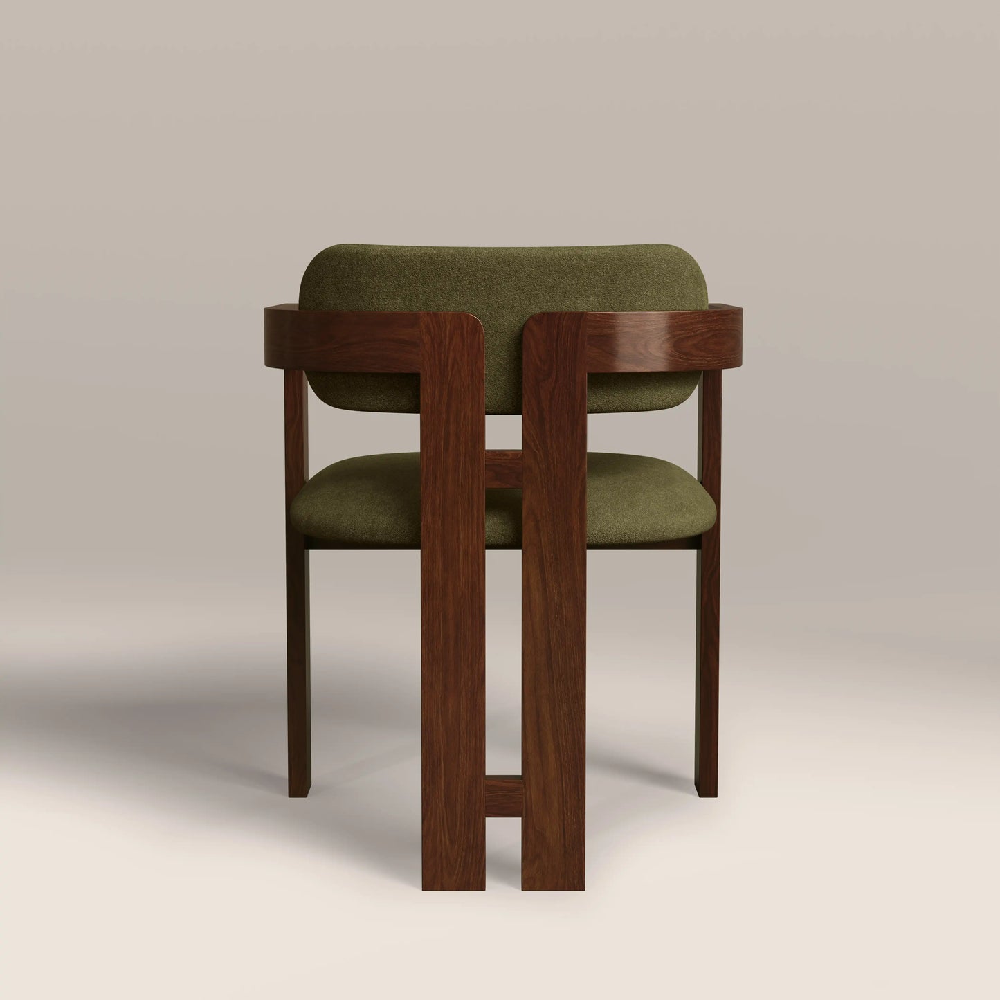 Hallie Wooden Carver Dining Chair Moss Green