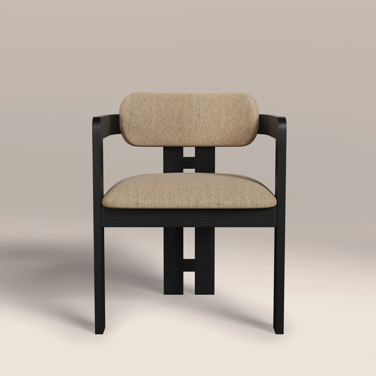 Halston Dining Chair Latte & Black