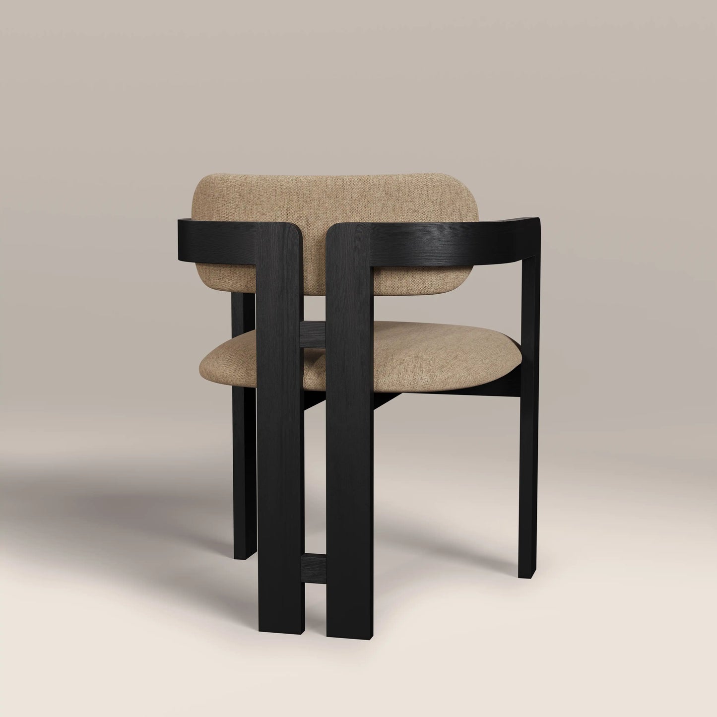 Halston Dining Chair Latte & Black