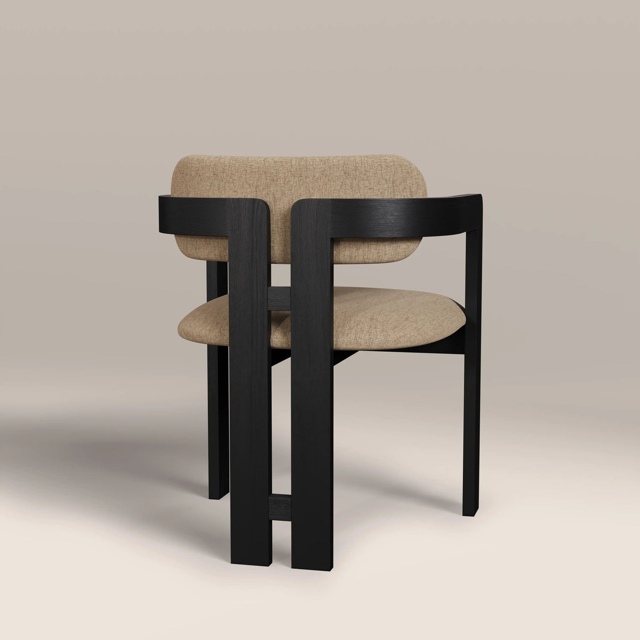 Halston Dining Chair Latte & Black