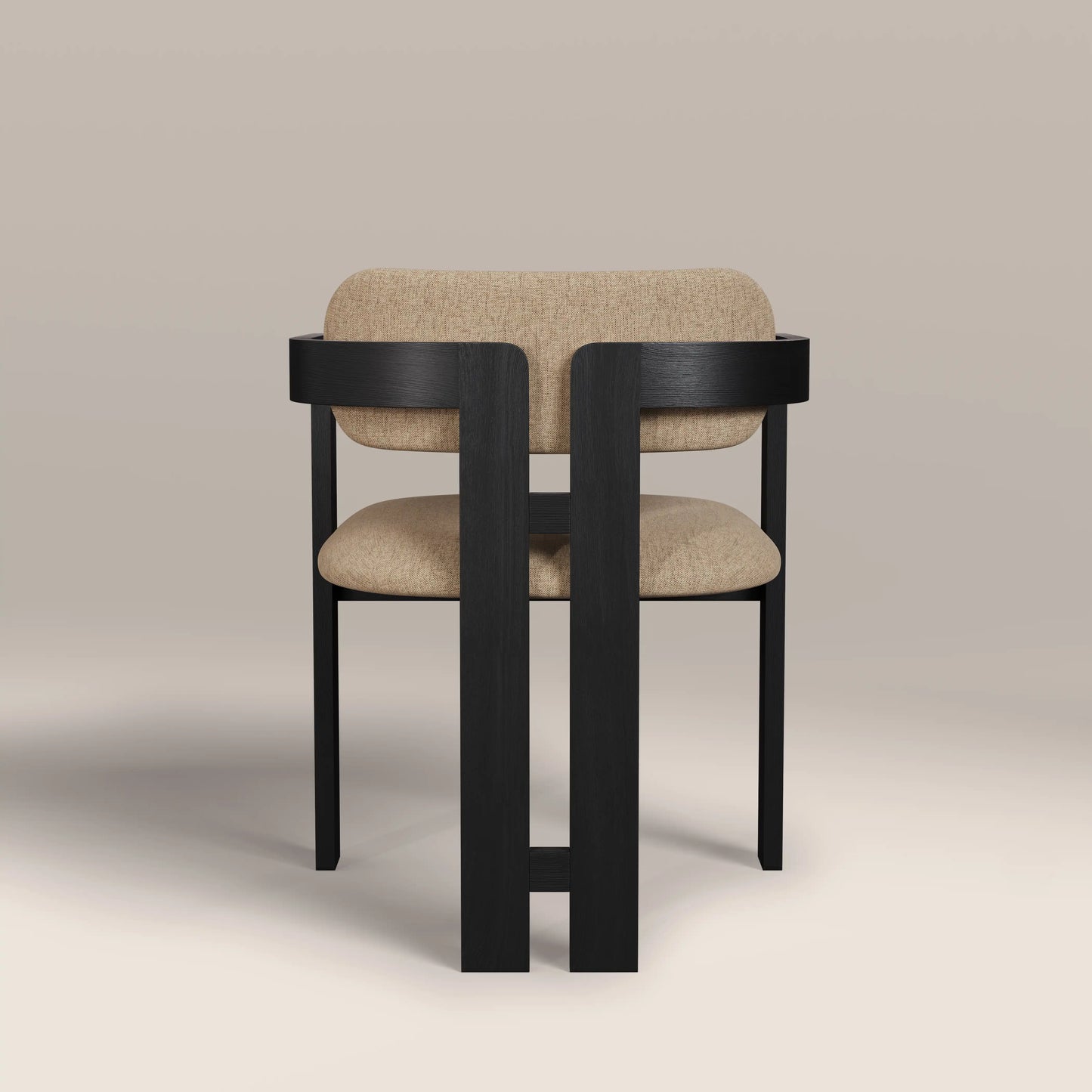 Halston Dining Chair Latte & Black
