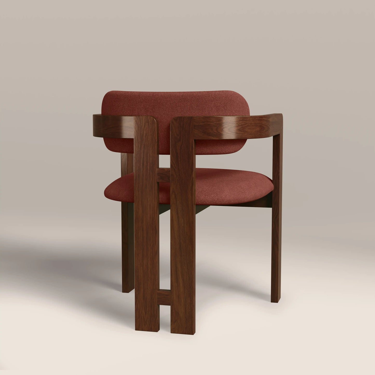 Halston Dining Chair Rust Red