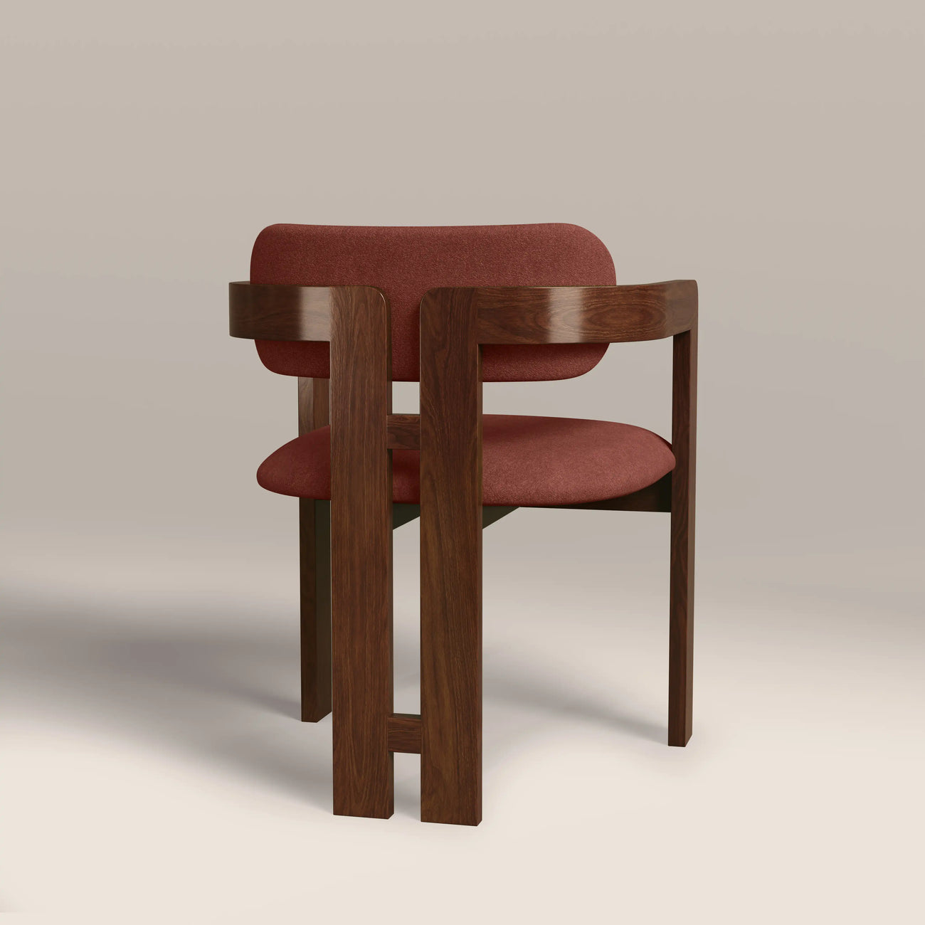 Halston Dining Chair Rust Red