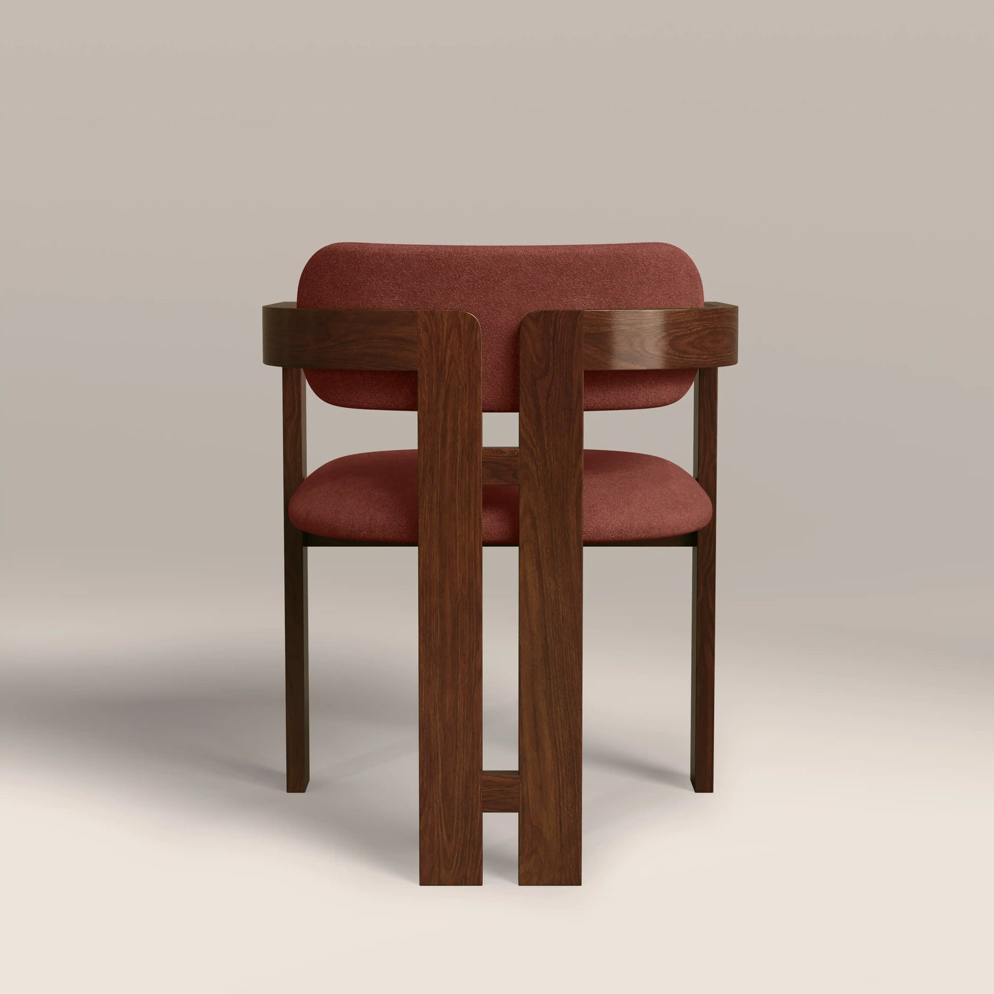 Halston Dining Chair Rust Red
